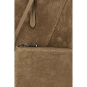 Brunello Cucinelli Beige Calf Leather Shoulder Bag