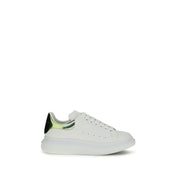 Alexander McQueen White Calf Leather Platform Sneakers