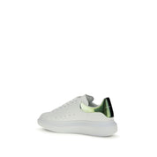Alexander McQueen White Calf Leather Platform Sneakers
