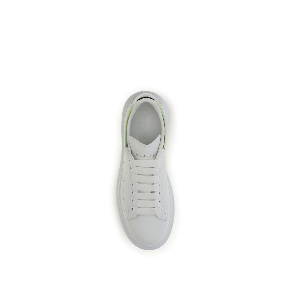 Alexander McQueen White Calf Leather Platform Sneakers