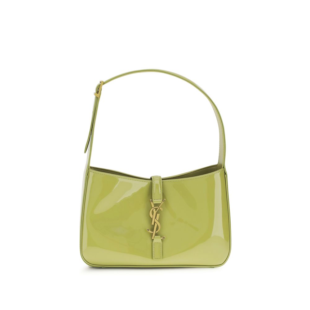 Saint Laurent Bicolor Calf Leather Shoulder Bag