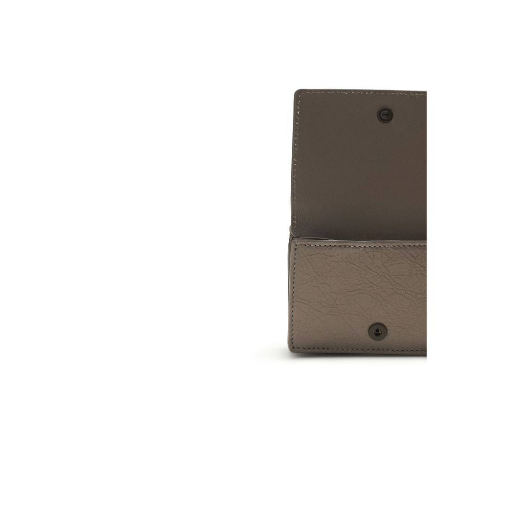 Balenciaga Black Lambskin Mini Wallet