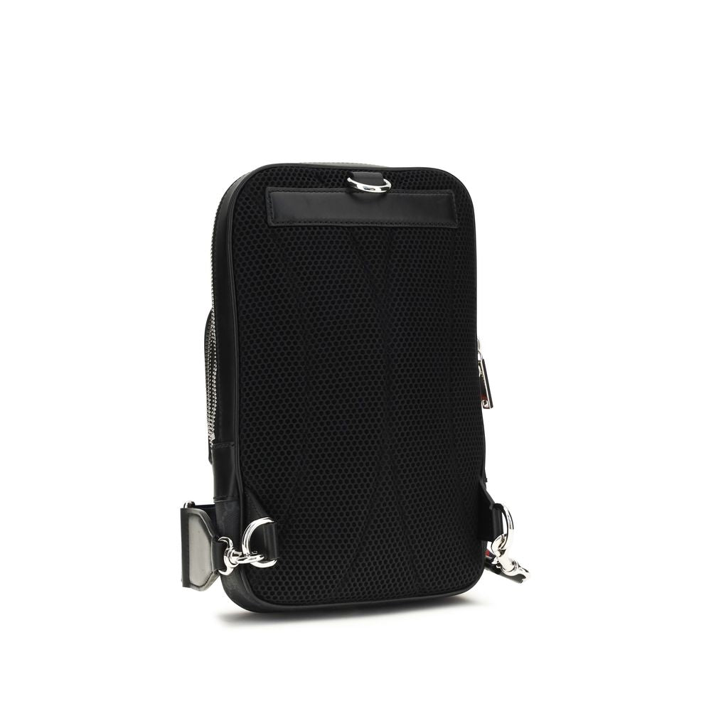 Gucci Black Canvas Shoulder Bag