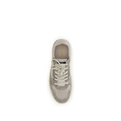 Axel Arigato Gray Calf Leather Low Top Sneakers
