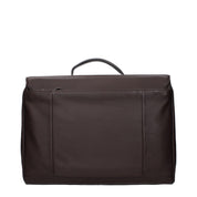 Piquadro Brown Leather Business and Laptop Bag