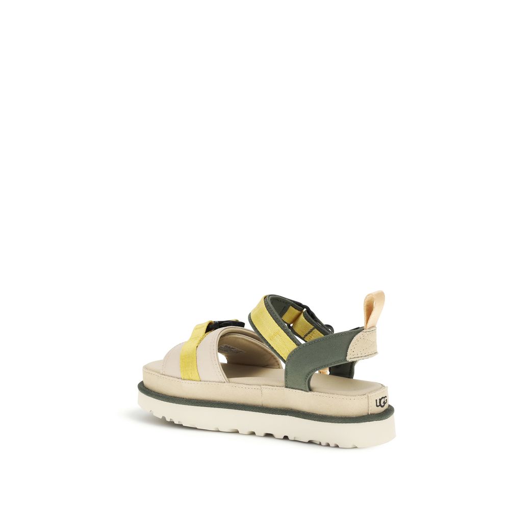 UGG Beige Cordura® Flat Sandals