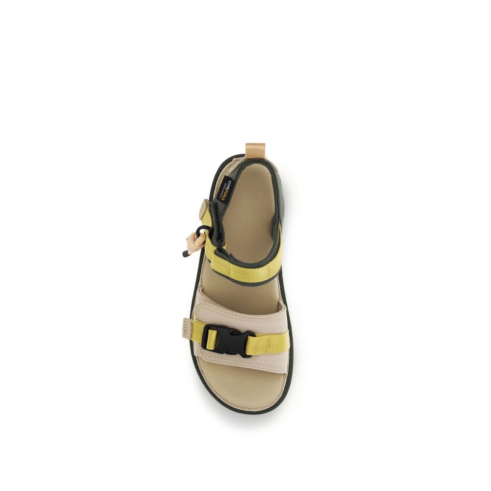 UGG Beige Cordura® Flat Sandals