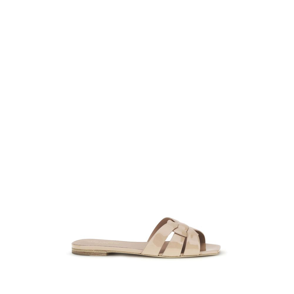 Saint Laurent Multicolor Patent Calf Leather Sandals