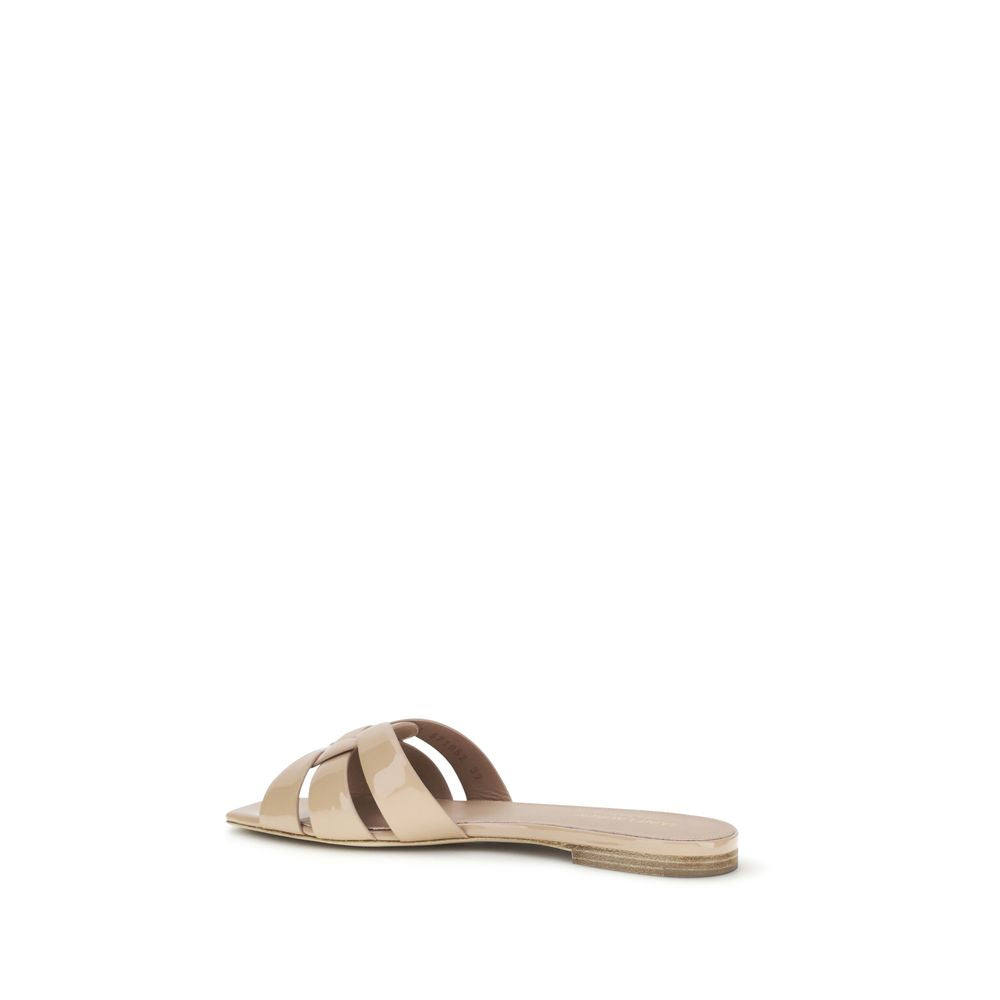 Saint Laurent Multicolor Patent Calf Leather Sandals