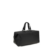 Fendi Garnet Calf Leather Travel Duffle Bag