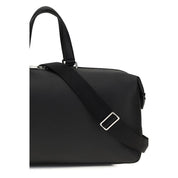 Fendi Garnet Calf Leather Travel Duffle Bag