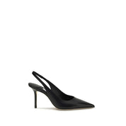 Jimmy Choo Black Calf Leather Platform Pumps