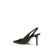 Jimmy Choo Black Calf Leather Platform Pumps