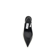Jimmy Choo Black Calf Leather Platform Pumps