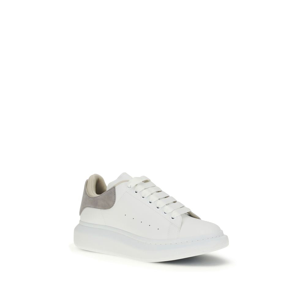 Alexander McQueen White Calf Leather Chunky Sneakers