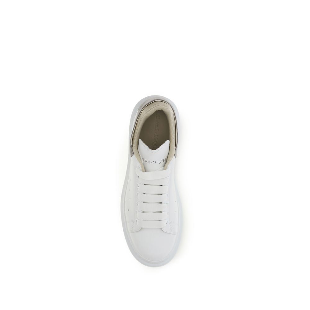 Alexander McQueen White Calf Leather Chunky Sneakers