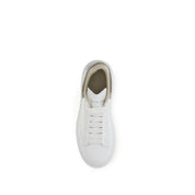 Alexander McQueen White Calf Leather Chunky Sneakers