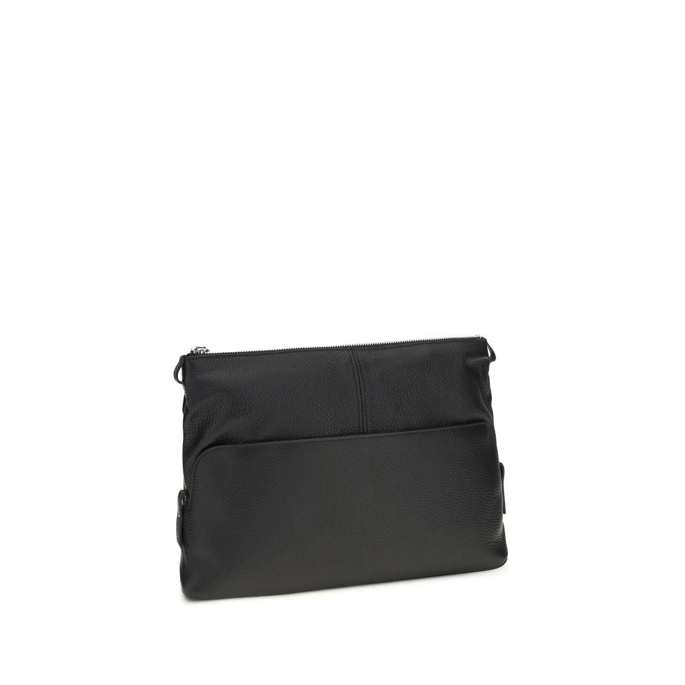 Maison Margiela Black Calf Leather 5AC Shoulder Bag