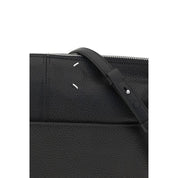 Maison Margiela Black Calf Leather 5AC Shoulder Bag