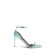 Tom Ford Blue Calf Leather Stiletto Heel Sandals