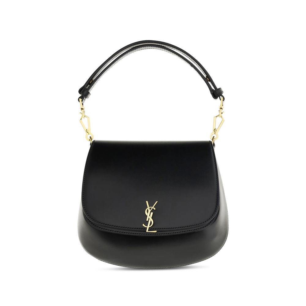 Saint Laurent Black Calf Leather Handbag