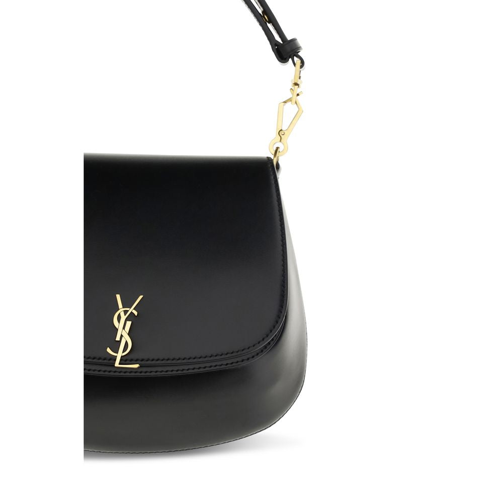 Saint Laurent Black Calf Leather Handbag