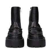 Jimmy Choo Black Leather Ankle Boots