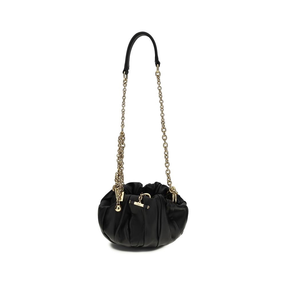Chloé Black Lambskin Shoulder Bag