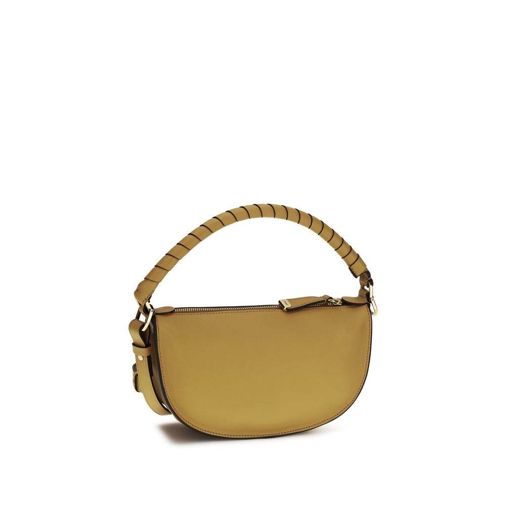 Chloé Brown Calf Leather Marcie Mini Shoulder Bag