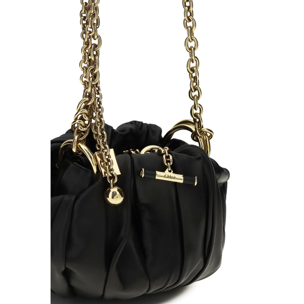 Chloé Black Lambskin Shoulder Bag