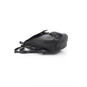 Baldinini Trend Black Leather Mini Chain Shoulder Bag