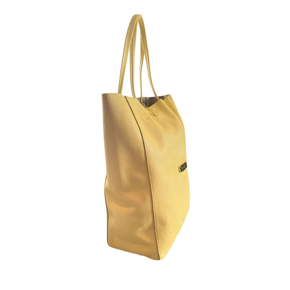 Baldinini Trend Bicolor Cowhide Clutch Bag