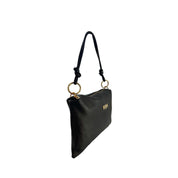 Baldinini Trend Black Leather Shoulder Bag