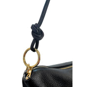 Baldinini Trend Black Leather Shoulder Bag