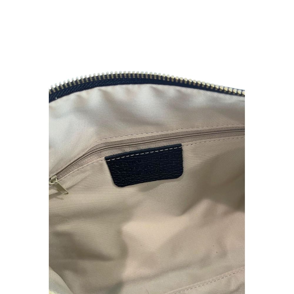 Baldinini Trend Black Leather Shoulder Bag