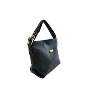 Baldinini Trend Black Cowhide Clutch Bag