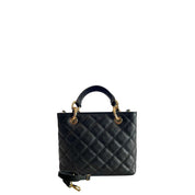 Baldinini Trend Black Leather Mini Handbag