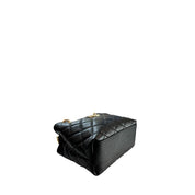 Baldinini Trend Black Leather Mini Handbag