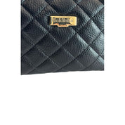 Baldinini Trend Black Leather Mini Handbag