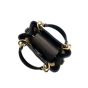 Baldinini Trend Black Leather Mini Handbag