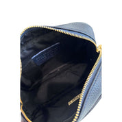 Baldinini Trend Blue Cowhide Crossbody Bag