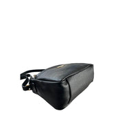 Baldinini Trend Black Leather Crossbody Bag