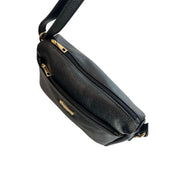 Baldinini Trend Black Leather Crossbody Bag