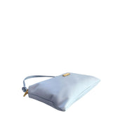 Baldinini Trend Blue Cowhide Clutch Bag