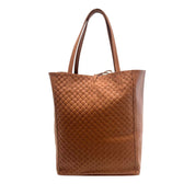 Baldinini Trend Brown Cowhide Clutch Bag