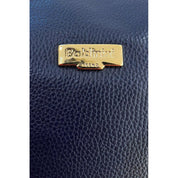 Baldinini Trend Blue Cowhide Clutch Bag