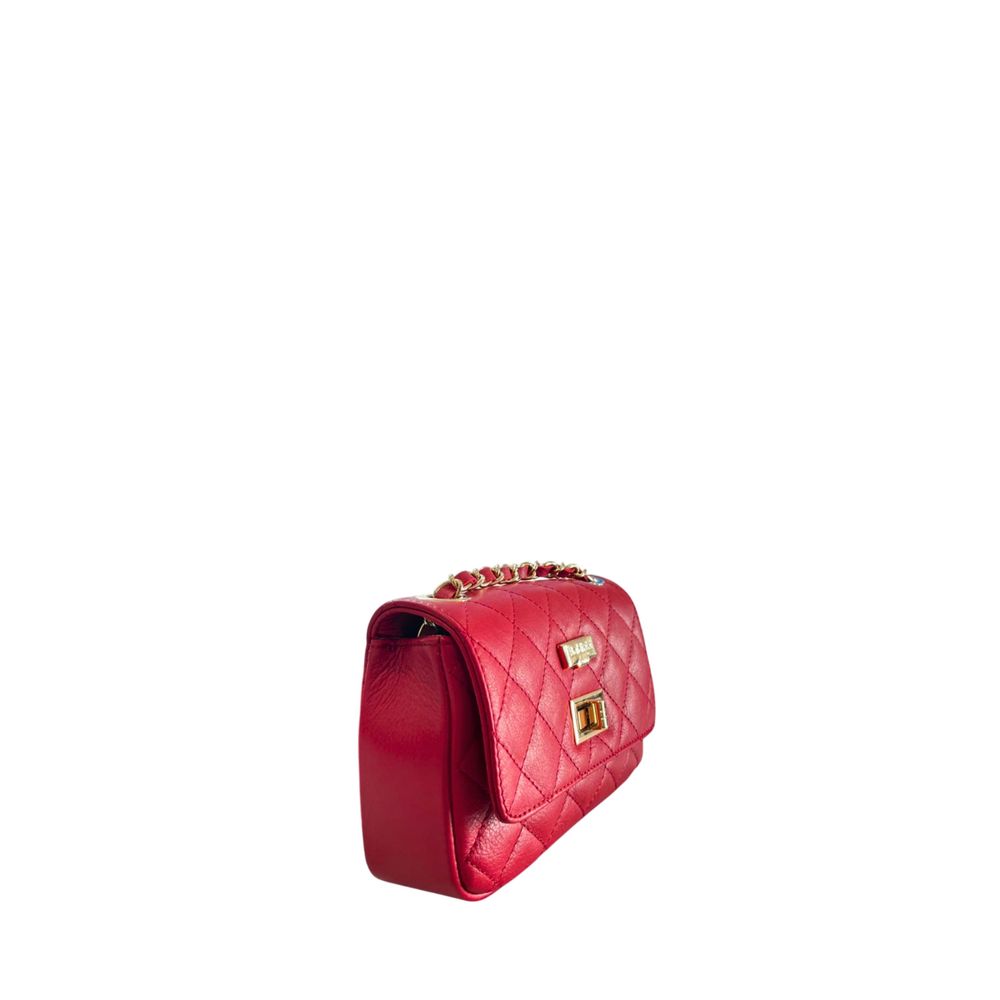 Baldinini Trend Multicolor Cowhide Crossbody Bag