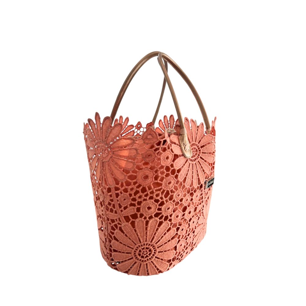 Baldinini Trend Pink PU Handbag
