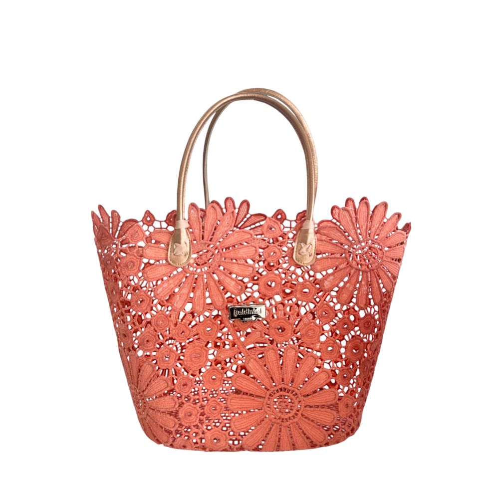 Baldinini Trend Pink PU Handbag
