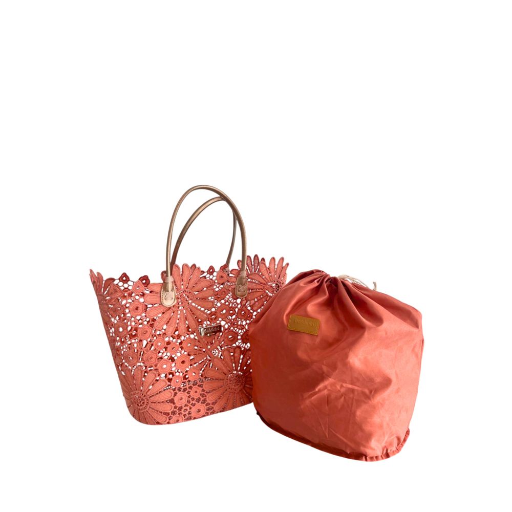 Baldinini Trend Pink PU Handbag
